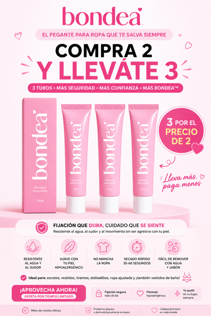 BONDEA PEGANTE PARA ROPA PAGA 2 LLEVA 3