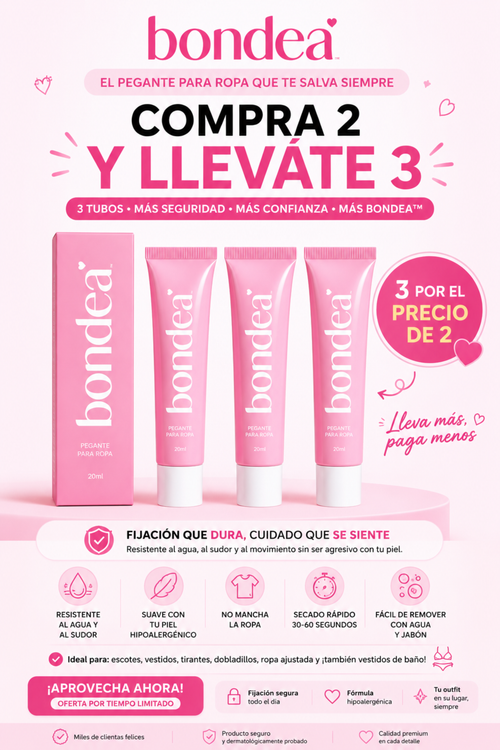 BONDEA PEGANTE PARA ROPA PAGA 2 LLEVA 3